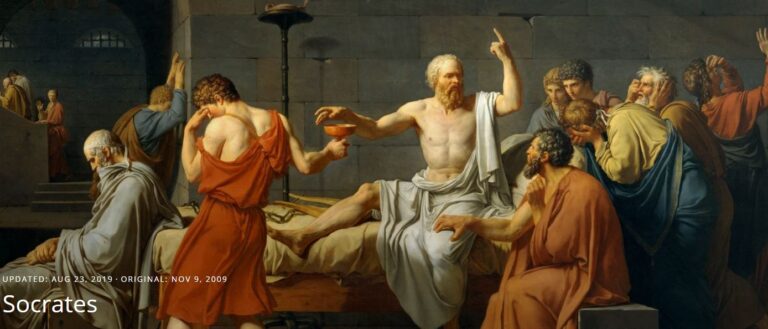 Death of Greek philosopher Socrates
